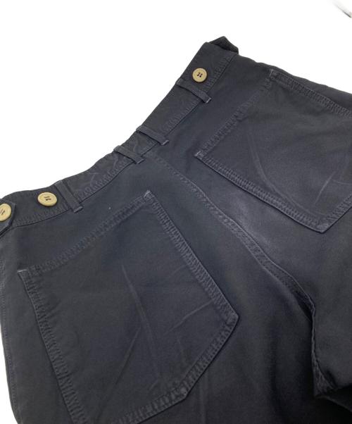 COMME des GARCONS HOMME DEUX（コムデギャルソン オム ドゥ）COMME des GARCONS HOMME DEUX (コムデギャルソン オム ドゥ) ポリ縮絨ワイドテーパードパンツ ブラック サイズ:Sの古着・服飾アイテム