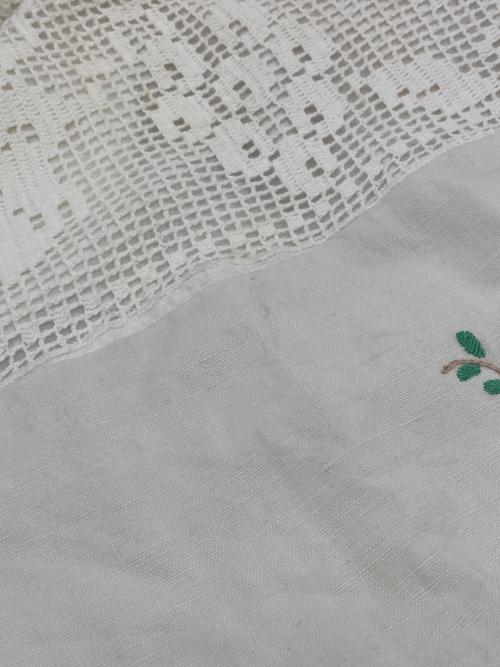 freada（フリーダ）freada (フリーダ) アソートデザインヴィンテージパッチワーク刺繍パンツ ホワイト サイズ:ONE SIZEの古着・服飾アイテム