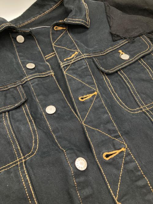 QUIITO（キイト）QUIITO (キイト) PT DENIM JK ブラック サイズ:Fの古着・服飾アイテム