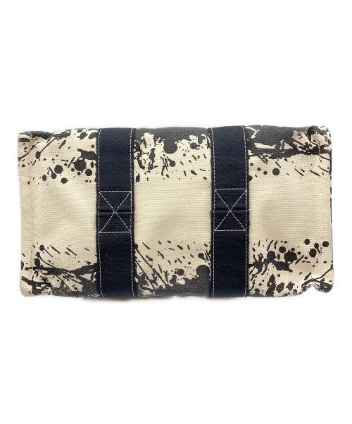 HERMES（エルメス）HERMES (エルメス) シュバル シュプリーズ ボラボラPM キャンバストートバッグ ブラック×ホワイト サイズ:-の古着・服飾アイテム