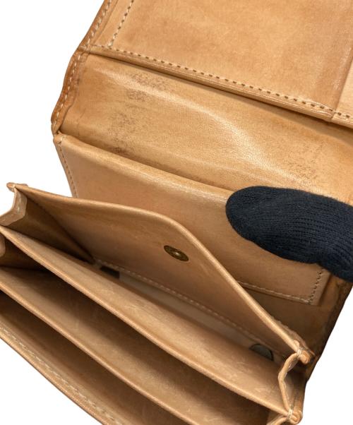 M+（エムピウ）M+ (エムピウ) millefoglieⅡ TAN27 財布 ベージュ サイズ:-の古着・服飾アイテム