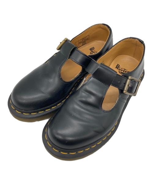 Dr.Martens（ドクターマーチン）Dr.Martens (ドクターマーチン) CORE POLLEY T BAR SHOE ブラック サイズ:UK3の古着・服飾アイテム