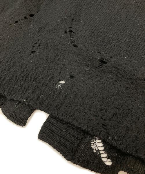 nobuyuki matsui（ノブユキマツイ）nobuyuki matsui (ノブユキマツイ) Melt down Cardigan ブラック サイズ:-の古着・服飾アイテム