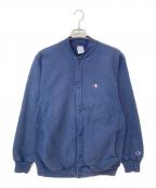 Champion REVERSE WEAVEチャンピオン リバース ウィーブ）の古着「90s スウェットブルゾン」｜ネイビー