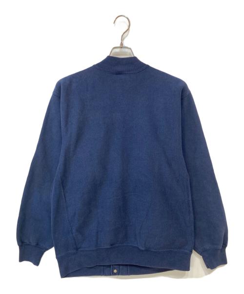 Champion REVERSE WEAVE（チャンピオン リバース ウィーブ）Champion REVERSE WEAVE (チャンピオン リバース ウィーブ) 90s スウェットブルゾン ネイビー サイズ:Lの古着・服飾アイテム