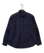 ORCIVALオーシバル）の古着「U.S.NAVY コットンブロード CPO シャツ」｜ネイビー
