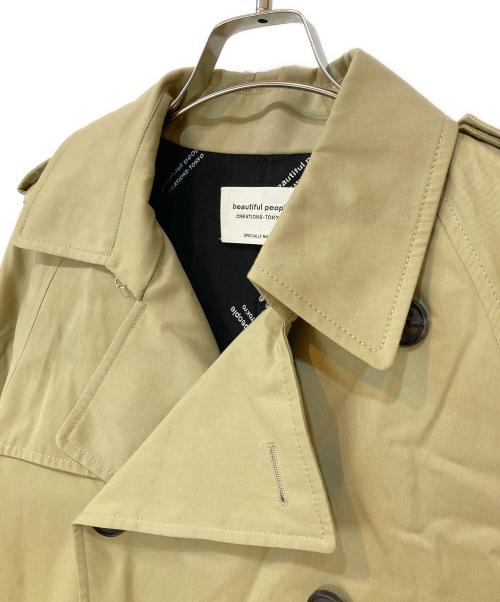beautiful people（ビューティフルピープル）beautiful people (ビューティフルピープル) Ultimate pima THE a trench coat ベージュ サイズ:160の古着・服飾アイテム
