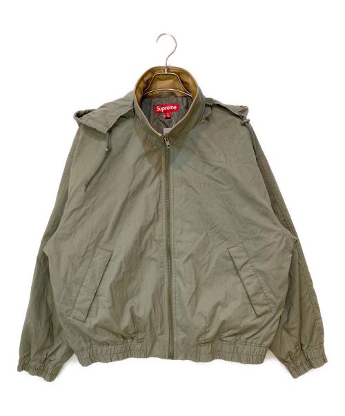 SUPREME（シュプリーム）SUPREME (シュプリーム) 25SS Leather Collar Utility Jacket カーキ サイズ:XLの古着・服飾アイテム