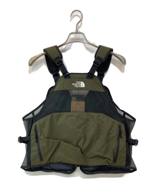 THE NORTH FACE（ザ ノース フェイス）THE NORTH FACE (ザ ノース フェイス) Gear Mesh Vest(ギアメッシュベスト) グリーン サイズ:Mの古着・服飾アイテム