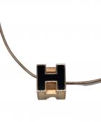 HERMESエルメス）の古着「Hキューブ ポップアップネックレス」｜ブラック