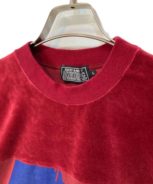 Hysteric Glamour（ヒステリックグラマー）Hysteric Glamour (ヒステリックグラマー) HYS WOMAN スウェット レッド サイズ:Lの古着・服飾アイテム