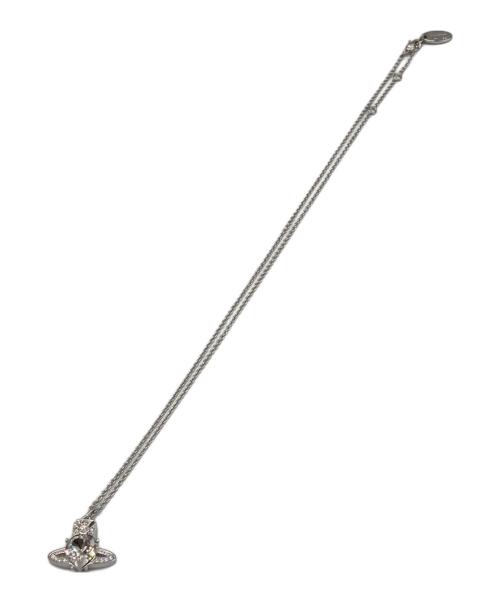 Vivienne Westwood（ヴィヴィアンウエストウッド）Vivienne Westwood (ヴィヴィアンウエストウッド) ARIELLA ハートオーブネックレス シルバーの古着・服飾アイテム