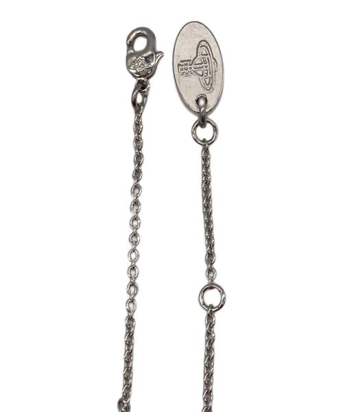 Vivienne Westwood（ヴィヴィアンウエストウッド）Vivienne Westwood (ヴィヴィアンウエストウッド) ARIELLA ハートオーブネックレス シルバーの古着・服飾アイテム