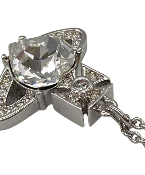Vivienne Westwood（ヴィヴィアンウエストウッド）Vivienne Westwood (ヴィヴィアンウエストウッド) ARIELLA ハートオーブネックレス シルバーの古着・服飾アイテム