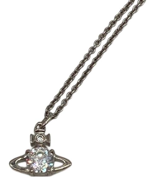 Vivienne Westwood（ヴィヴィアンウエストウッド）Vivienne Westwood (ヴィヴィアンウエストウッド) REINA クリスタルオーブネックレス シルバー サイズ:-の古着・服飾アイテム