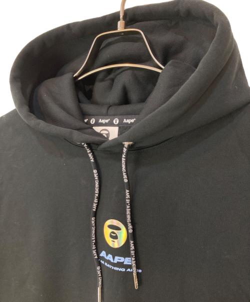 Aape BY A BATHING APE（エーエイプ バイ アベイシングエイプ）Aape BY A BATHING APE (エーエイプ バイ アベイシングエイプ) プルオーバーパーカー ブラック サイズ:XSの古着・服飾アイテム