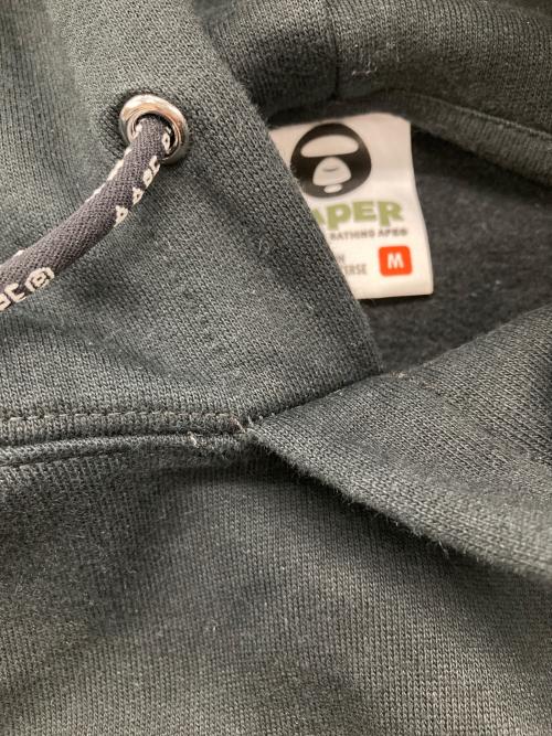 Aape BY A BATHING APE（エーエイプ バイ アベイシングエイプ）Aape BY A BATHING APE (エーエイプ バイ アベイシングエイプ) AAPER ALFA HOODIE ブラック サイズ:Mの古着・服飾アイテム