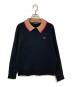 FRED PERRY（フレッドペリー）の古着「KNITTED COLLAR SWEATSHIRT」｜ブラック