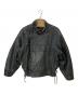 KADOYA（カドヤ）の古着「Swedish motorcycle jacket スウェーデン軍モーターサイクルジャケット」｜ブラック