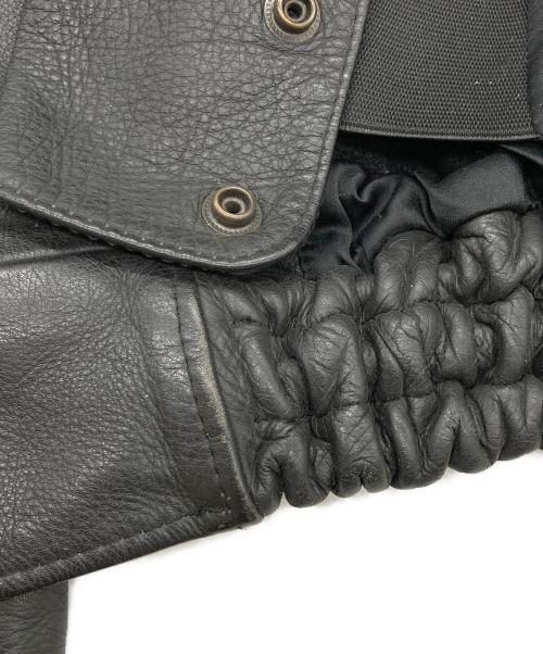 KADOYA（カドヤ）KADOYA (カドヤ) GOD SPEED レザーライダースジャケット ブラック サイズ:LLの古着・服飾アイテム