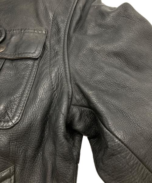 KADOYA（カドヤ）KADOYA (カドヤ) GOD SPEED レザーライダースジャケット ブラック サイズ:LLの古着・服飾アイテム