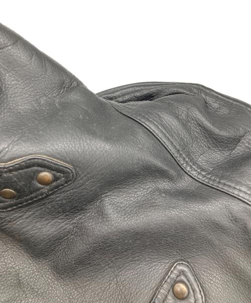 KADOYA（カドヤ）KADOYA (カドヤ) GOD SPEED レザーライダースジャケット ブラック サイズ:LLの古着・服飾アイテム