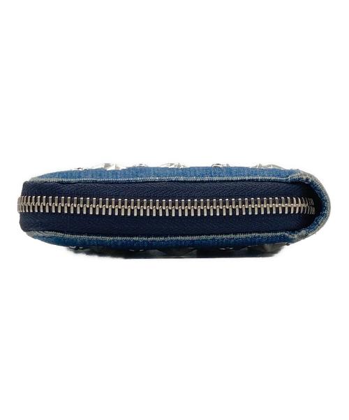 JIMMY CHOO（ジミーチュウ）JIMMY CHOO (ジミーチュウ) デニム スタースタッズ ウォレット インディゴ サイズ:-の古着・服飾アイテム