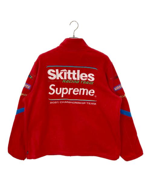 SUPREME（シュプリーム）SUPREME (シュプリーム) Skittles (スキットルズ) 21FW Polartec Jacket レッド サイズ:XLの古着・服飾アイテム