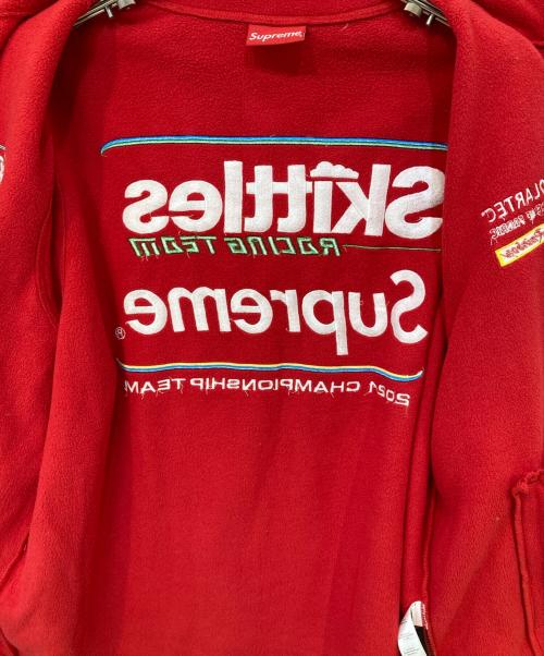 SUPREME（シュプリーム）SUPREME (シュプリーム) Skittles (スキットルズ) 21FW Polartec Jacket レッド サイズ:XLの古着・服飾アイテム