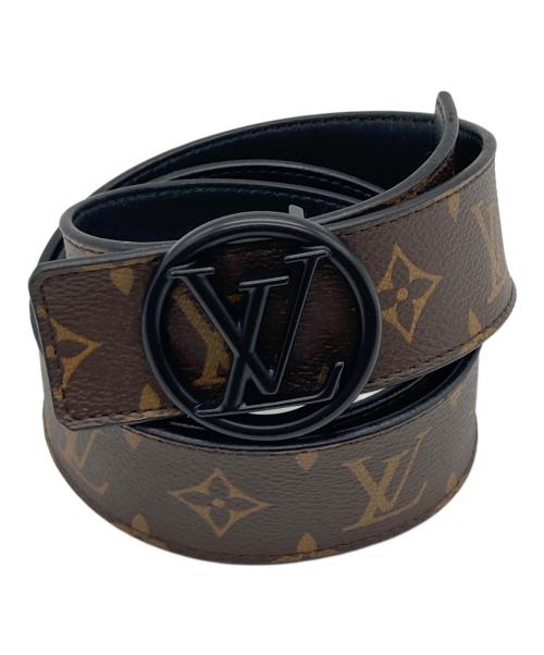 LOUIS VUITTON（ルイ ヴィトン）LOUIS VUITTON (ルイ ヴィトン) サンチュール LVサークルベルト ブラウン サイズ:95/38の古着・服飾アイテム