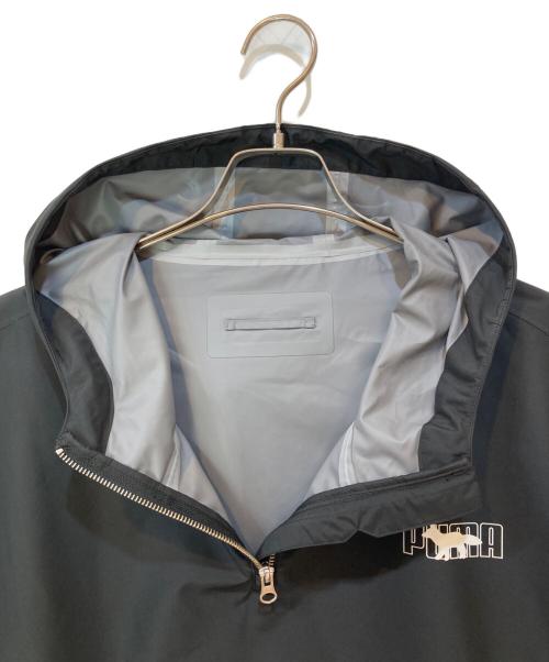 PUMA（プーマ）PUMA (プーマ) MAISON KITSUNE (メゾンキツネ) スモックパーカー ブラック サイズ:Lの古着・服飾アイテム