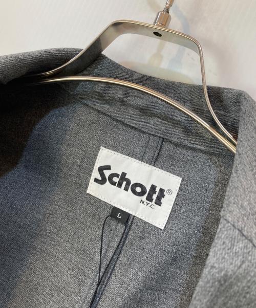 Schott（ショット）Schott (ショット) TC WORK 3B JACKE グレー サイズ:Lの古着・服飾アイテム