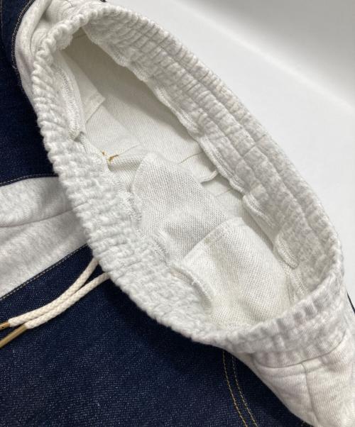 FIG&VIPER（フィグアンドヴァイパー）FIG&VIPER (フィグアンドヴァイパー) デニム×スウェットワイドPT インディゴ サイズ:Fの古着・服飾アイテム