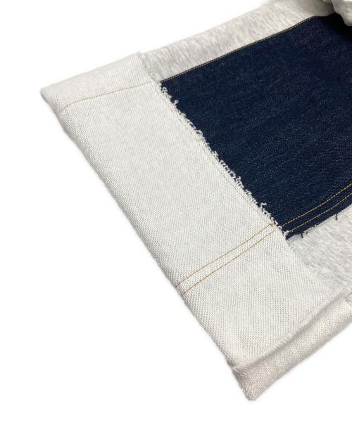 FIG&VIPER（フィグアンドヴァイパー）FIG&VIPER (フィグアンドヴァイパー) デニム×スウェットワイドPT インディゴ サイズ:Fの古着・服飾アイテム