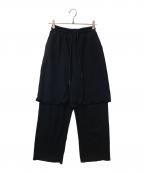 FIG&VIPERフィグアンドヴァイパー）の古着「ドッキングスウェットPT」｜ブラック