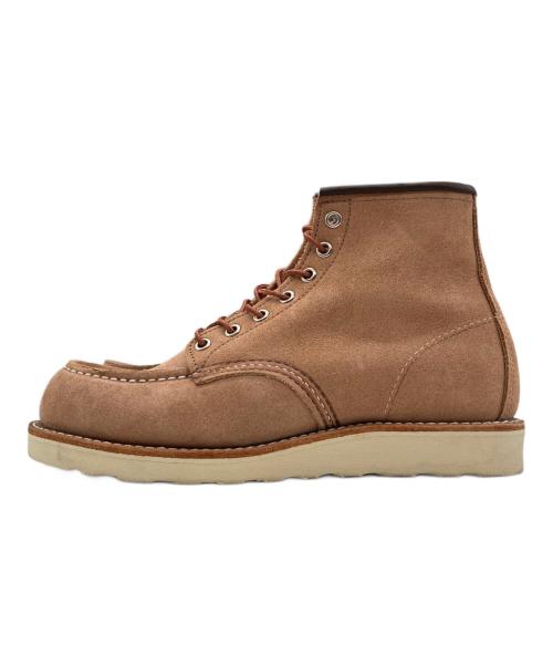 RED WING（レッドウィング）RED WING (レッドウィング) 6 CLASSIC MOC DUSTY ROSE ブーツ ベージュ サイズ:7Dの古着・服飾アイテム