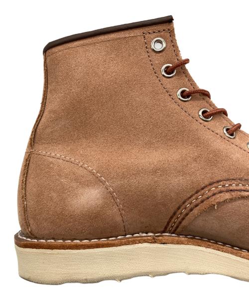 RED WING（レッドウィング）RED WING (レッドウィング) 6 CLASSIC MOC DUSTY ROSE ブーツ ベージュ サイズ:7Dの古着・服飾アイテム