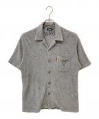 Hysteric Glamourヒステリックグラマー）の古着「パイル半袖シャツ」｜グレー