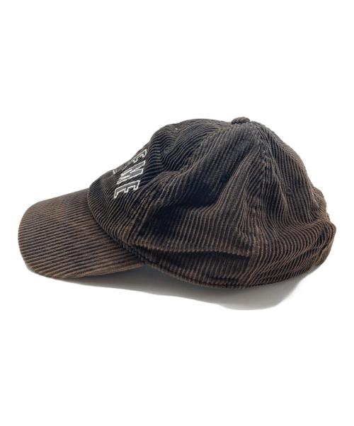 NIKE（ナイキ）NIKE (ナイキ) SUPREME (シュプリーム) 22SS Arc Corduroy 6 Pane/アークコーデュロイ６パネルキャップ ブラック サイズ:なしの古着・服飾アイテム