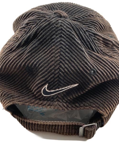 NIKE（ナイキ）NIKE (ナイキ) SUPREME (シュプリーム) 22SS Arc Corduroy 6 Pane/アークコーデュロイ６パネルキャップ ブラック サイズ:なしの古着・服飾アイテム