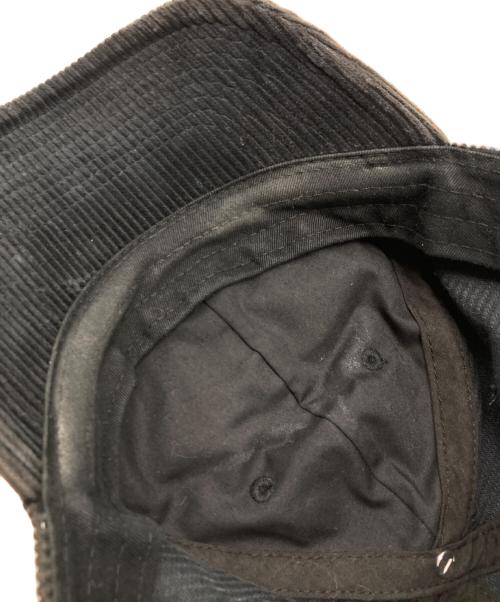 NIKE（ナイキ）NIKE (ナイキ) SUPREME (シュプリーム) 22SS Arc Corduroy 6 Pane/アークコーデュロイ６パネルキャップ ブラック サイズ:なしの古着・服飾アイテム