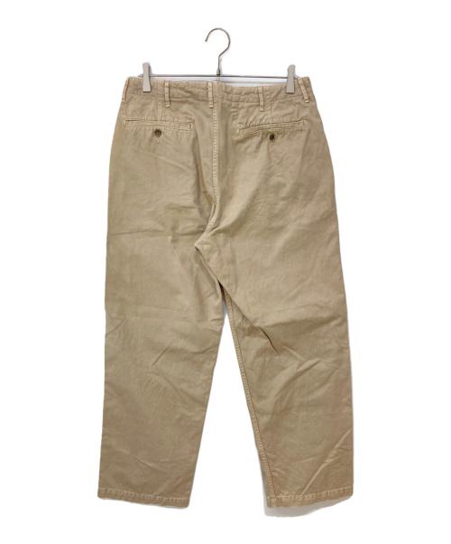 Ron Herman（ロンハーマン）Ron Herman (ロンハーマン) Wide Tapered Trousers ワイドテーパードトラウザーズ ベージュ サイズ:Mの古着・服飾アイテム