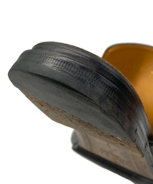 GUCCI（グッチ）GUCCI (グッチ) プリンスタウン ホースビット レザー ミュール ブラック サイズ:7の古着・服飾アイテム