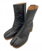 Maison Margielaメゾンマルジェラ）の古着「シワ加工 Tabi Ankle Boot 足袋アンクルブーツ」｜ブラック