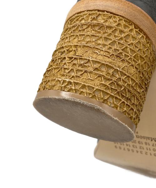 Maison Margiela（メゾンマルジェラ）Maison Margiela (メゾンマルジェラ) シワ加工 Tabi Ankle Boot 足袋アンクルブーツ ブラック サイズ:40の古着・服飾アイテム