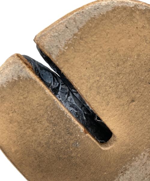 Maison Margiela（メゾンマルジェラ）Maison Margiela (メゾンマルジェラ) シワ加工 Tabi Ankle Boot 足袋アンクルブーツ ブラック サイズ:40の古着・服飾アイテム