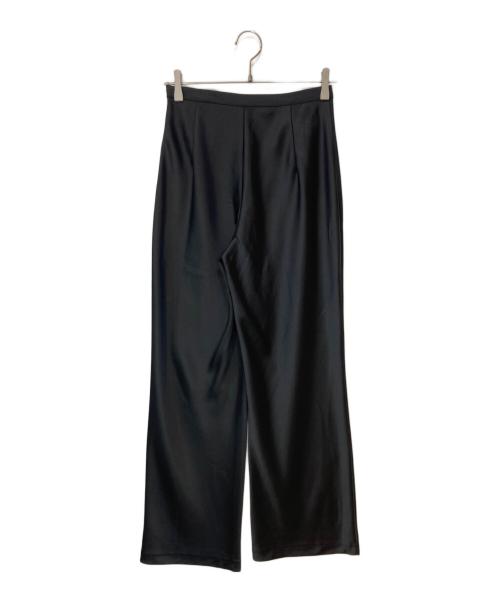 Sea Room lynn（シールームリン）Sea Room lynn (シールームリン) BASIC Satinストレートパンツ ブラック サイズ:Mの古着・服飾アイテム