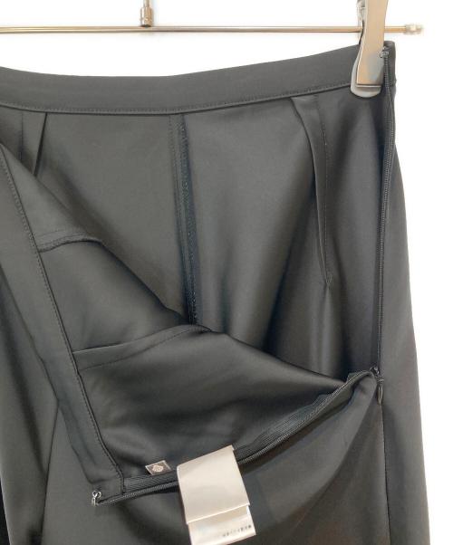 Sea Room lynn（シールームリン）Sea Room lynn (シールームリン) BASIC Satinストレートパンツ ブラック サイズ:Mの古着・服飾アイテム