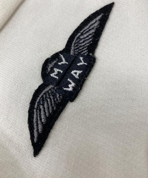 OAMC（オーエーエムシー）OAMC (オーエーエムシー) 刺繍スウェット ホワイト サイズ:Lの古着・服飾アイテム