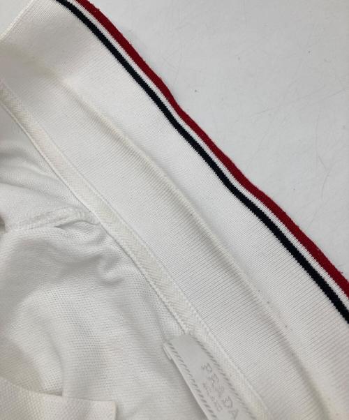 PRADA（プラダ）PRADA (プラダ) ポロシャツ ホワイト サイズ:Mの古着・服飾アイテム